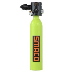 SMACO S500 0.7L Mini Scuba Diving Tank - Green