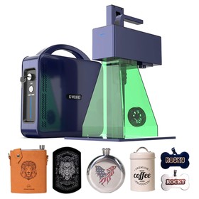 Gweike Cloud G2 Pro 20W Fiber Laser Marking Machine Electric Lift