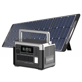 OUKITEL P1000 PLUS Portable Power Station + PV200 Solar Panel