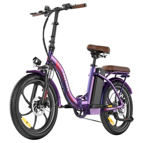 Fafrees F20+ Pro Folding Electric Bike 250W 36V 22.5Ah Pinkish Purple