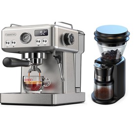 HiBREW H10A Semi Automatic Espresso Coffee Machine with Grinder