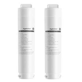 2Pcs Hydrofast HF02 RO Filter for W100 Water Purifier