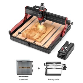 TWO TREES TTC6050 500W CNC Router Machine Laser Bed Rotary Roller
