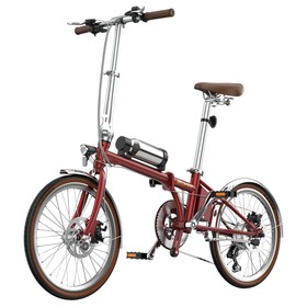ONESPORT OT02 Pro Folding Electric Bike 250W 36V 5.2Ah Red