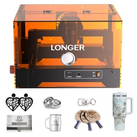LONGER Ray5 MiniS 5.5W Enclosed Laser Engraver US Plug