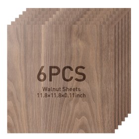 Mecpow AS3 300*300*3mm Walnut Sheets 6pcs