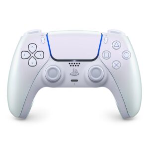 PlayStation DualSense Wireless Controller - Chroma Pearl | For PS5, PC, Mac & Mobile | Haptic Feedback, Adaptive Triggers, Built-in Mic